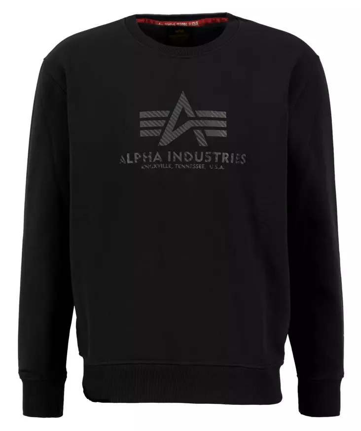 Alpha musta peruscollege logolla - Pitkähihaiset paidat - ALP71 - 1