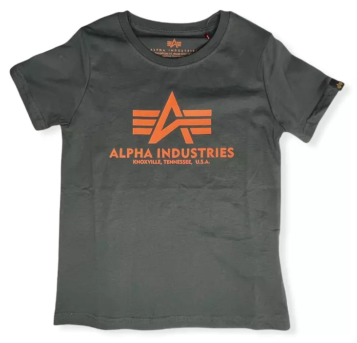 Alpha T-paita, Tumma petrooli - T-paidat - ALPKID1 - 1