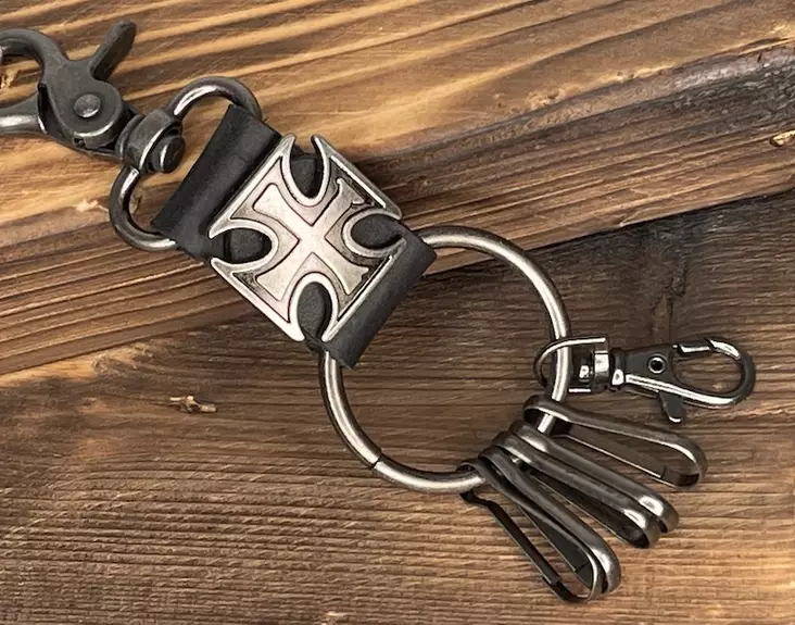 Avaimenperä musta nahka - Avaimenperät - PER101 - 1