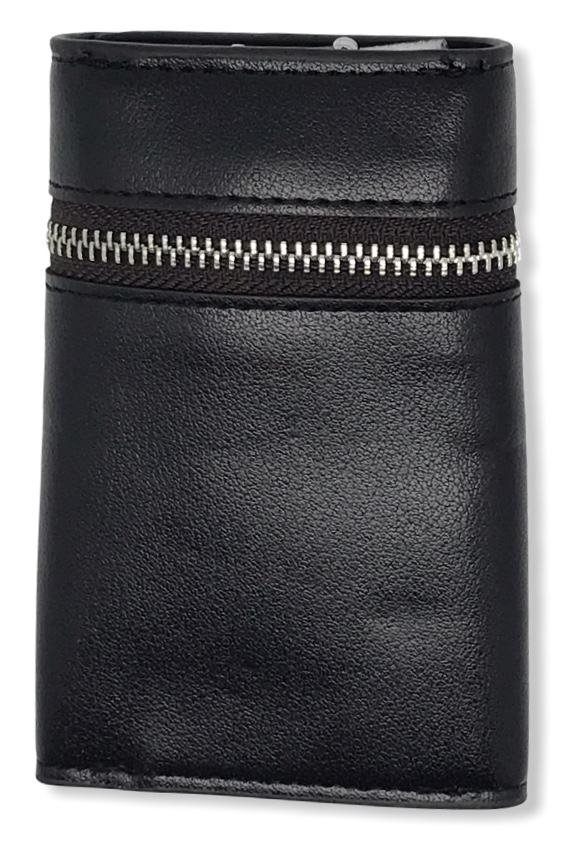 Avainkotelo, musta keinonahka - Avaimenperät - KN421 - 1