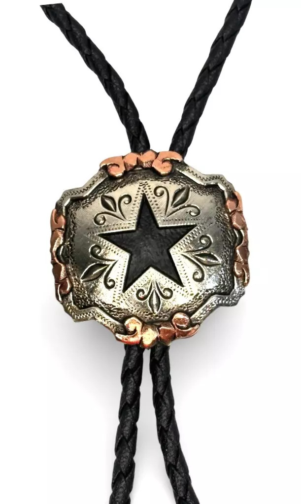 Bolo, Musta Tähti kuparireunoin - Kravatit ja bolo - BA351 - 1