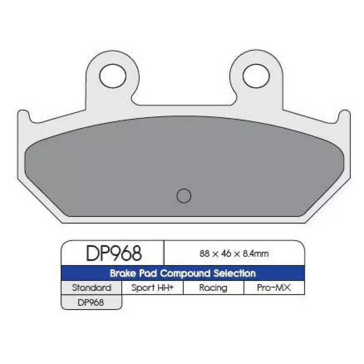 BRAKE PAD DP SINTERED REPLACEMENT STREET TOURING OFF-ROAD/ATV - Jarrupalat - 17210951 - 1