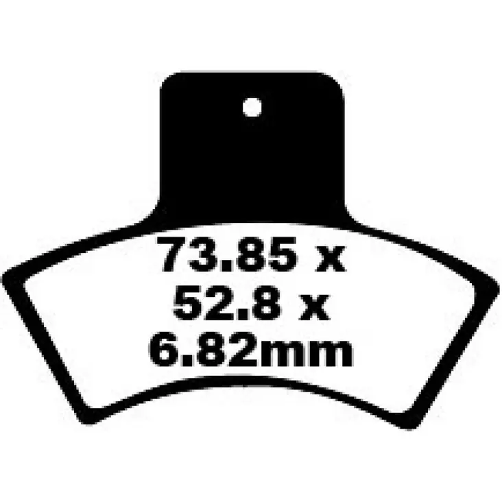 BRAKE PAD FA-TT SERIES CARBON FIBER - Jarrupalat - 17220271 - 1