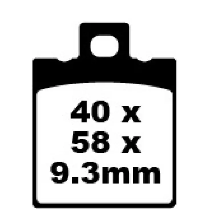 BRAKE PAD FA SERIES ORGANIC - Jarrupalat - 17220191 - 1