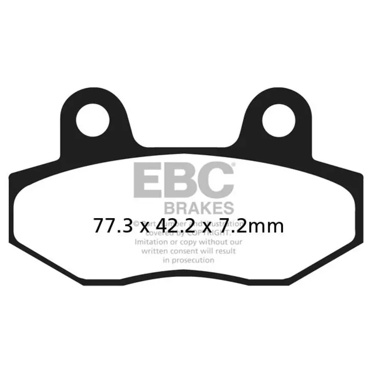BRAKE PAD SFA-HH SERIES SINTERED METAL - Jarrupalat - 17212071 - 1