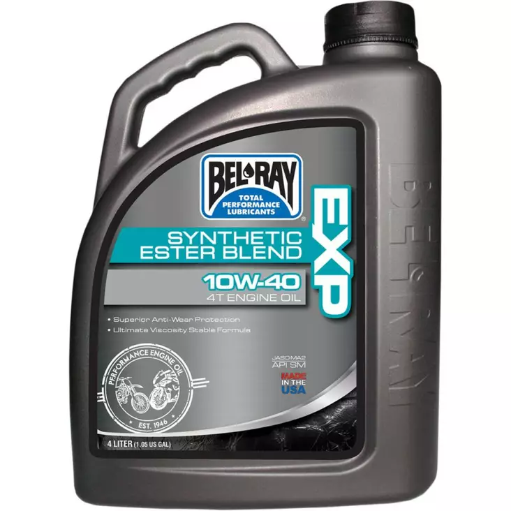 EXP SEMI-SYNTHETIC ESTER BLEND 4-STROKE ENGINE OIL 10W-40 4 LITER - Öljyt - 36010151 - 1
