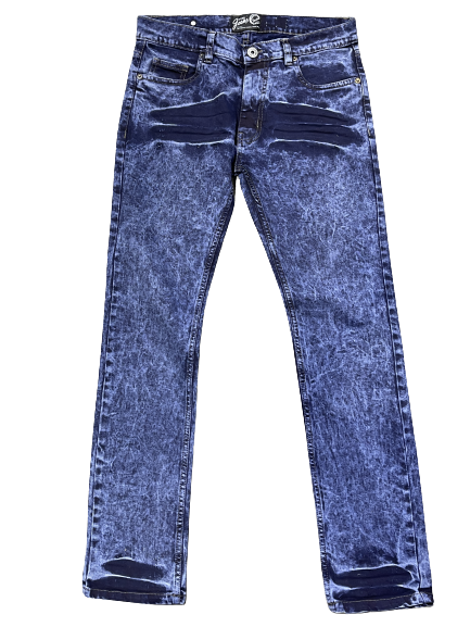 Farkut sininen ryppytys edessä - Farkut - FAR71 - 1