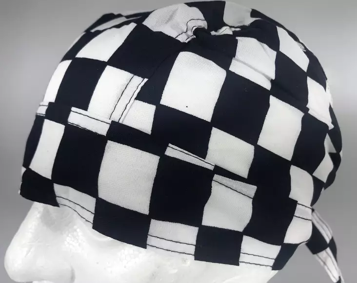 Headwrap, ralliruutu, keskikoko - Headwrapit - HW21 - 1