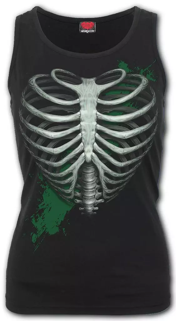 Hihaton toppi Kylkiluut, loistaa pimeäss - Topit - SPI241 - 1