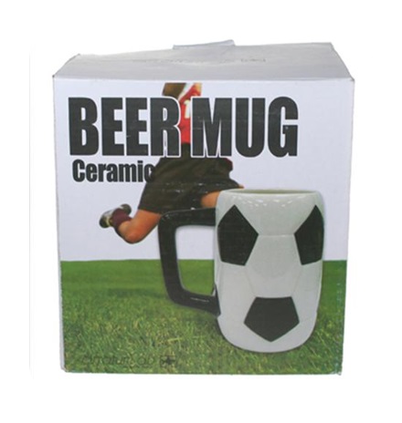 Jalkapallo oluttuoppi keraaminen - Astiat - LKM141 - 1