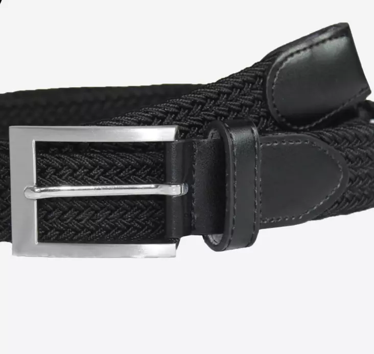 Joustovyö, punosvyö, 35mm - Kangasvyöt - KV211 - 1