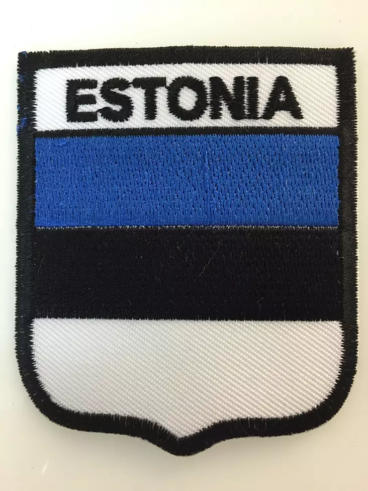 Kangasmerkki-Estonia-etukuva - Kangasmerkit - K1301 - 1