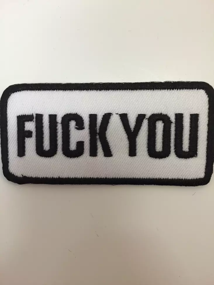Kangasmerkki, Fuck You - Kangasmerkit - K1091 - 1