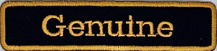 Kangasmerkki Genuine - Kangasmerkit - K1521 - 1