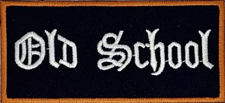 Kangasmerkki Old School - Kangasmerkit - K1541 - 1