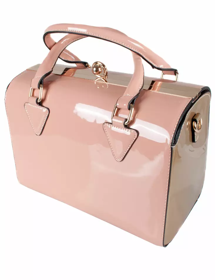 K=C3=A4silaukku, vaal.pun-kulta - Laukut - NL431 - 1