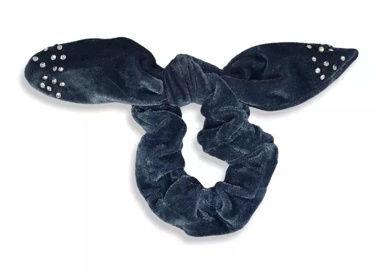 Keskisininen hiusdonitsi solmulla - Hiuskoristeet - PIN311 - 1