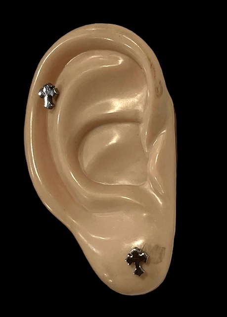 Korvakorut Pikkuristi 6 x 7 mm - Korvakorut - KRV221 - 1