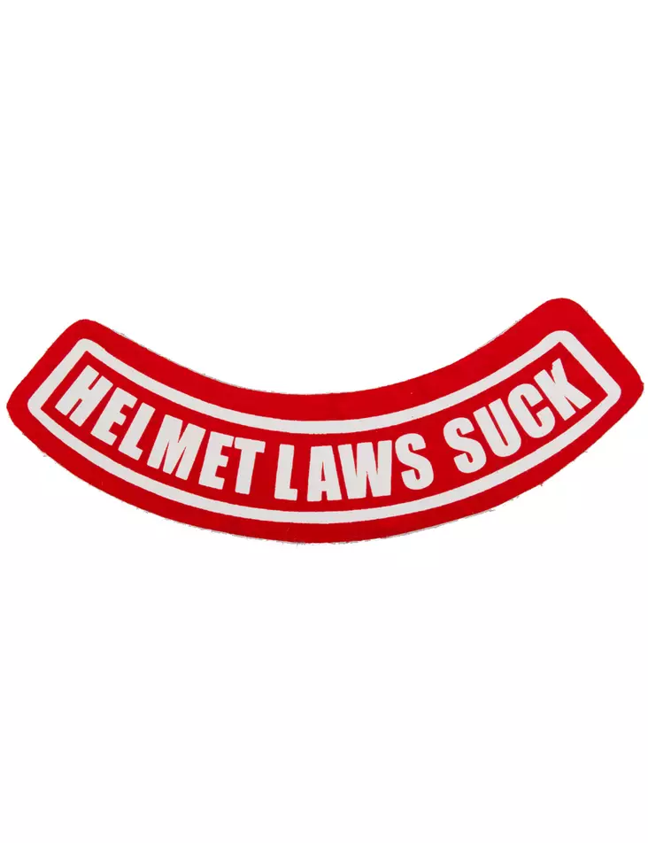 Kypärätarra, Helmet Laws Suck - Tarrat - TAR131 - 1