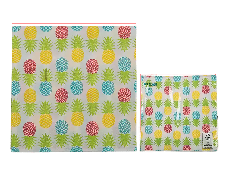 Lautasliina, Ananas 20 kpl - Servetit - SER11 - 1