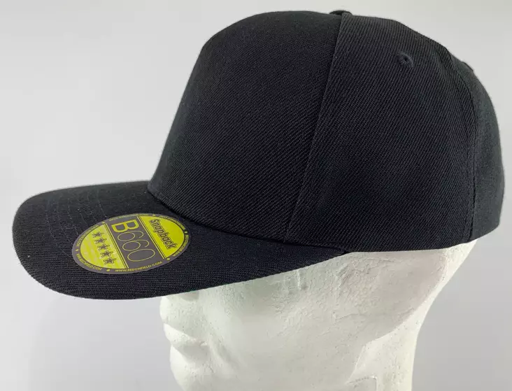 Lippis Musta snapback suoralippa - Lippikset - LC581 - 1