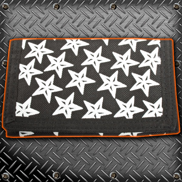 Lompakko, valkoiset tähdet - Lompakot ja rahakukkarot - KN141 - 1