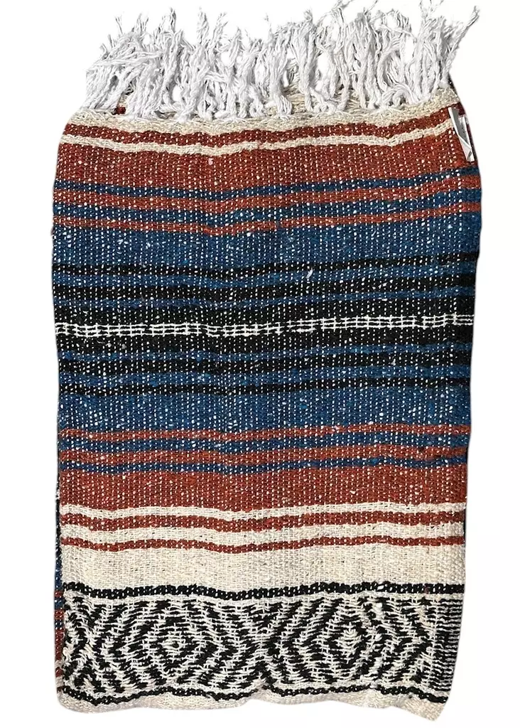 Mexico viltti, Terracotta, Teal, Tan - Kodin tekstiilit - MEX61 - 1