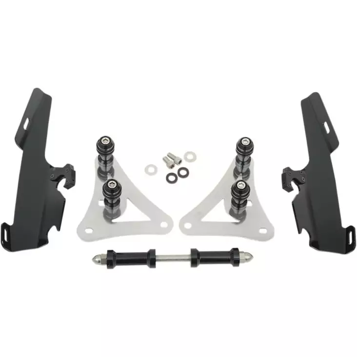 MOUNTING KIT TRIGGER-LOCK MEMPHIS FATS/SLIM-WINDSHIELD BLACK - Tuulilasit ja etumaskit - 23200081 - 1