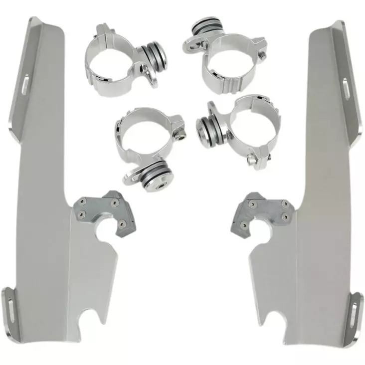 MOUNTING KIT TRIGGER-LOCK MEMPHIS FATS/SLIM POLISHED - Tuulilasit ja etumaskit - 23200011 - 1