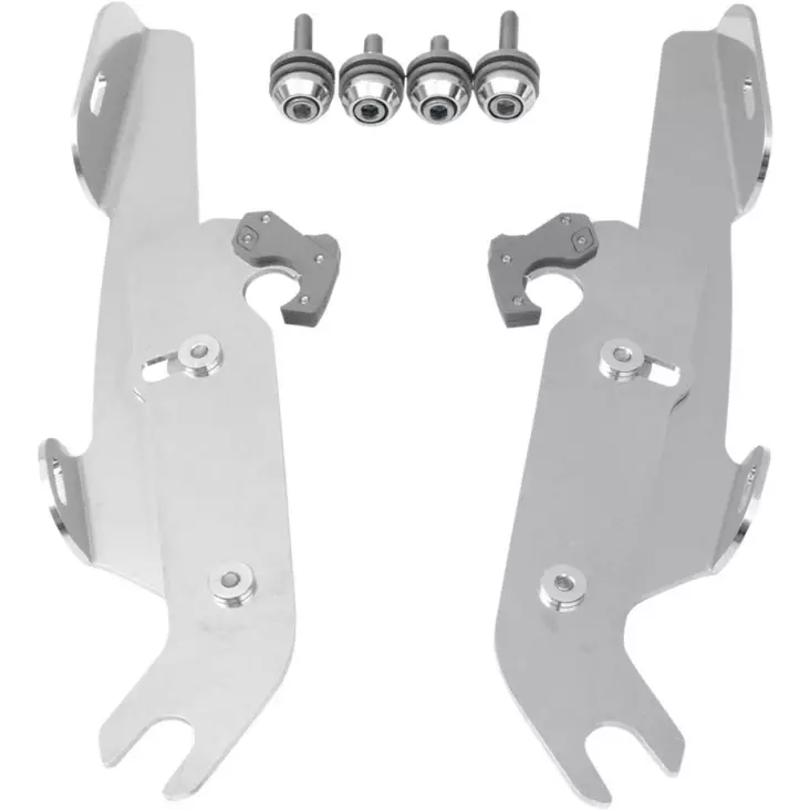 MOUNTING KIT TRIGGER-LOCK MEMPHIS FATS/SLIM POLISHED - Tuulilasit ja etumaskit - 23200021 - 1