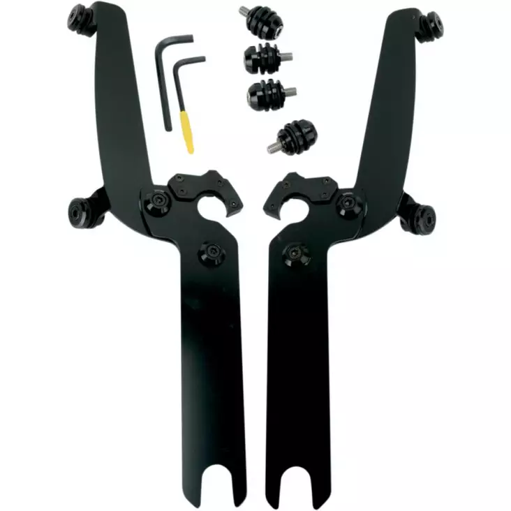 MOUNTING KIT TRIGGER-LOCK SPORTSHIELD-WINDSHIELD BLACK - Tuulilasit ja etumaskit - 23200071 - 1