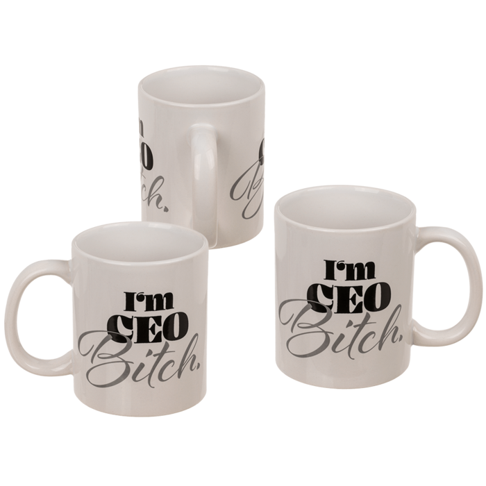 Muki CEO BitchMug, Ceo-Bitch, Stoneware - Mukit - MUKI121 - 1