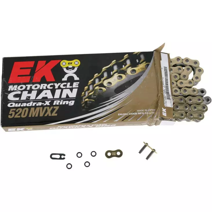 MVXZ2 114 RIVET LINK 520 X-RING REPLACEMENT DRIVE CHAIN / GOLD - Ketjut ja ketjulinkit - 12230751 - 1