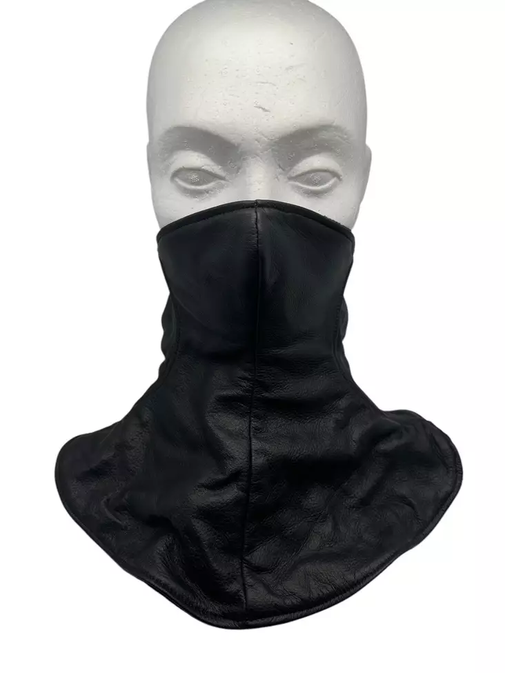 Nahkakauluri, musta - Ajovarusteet - KAU1 - 1