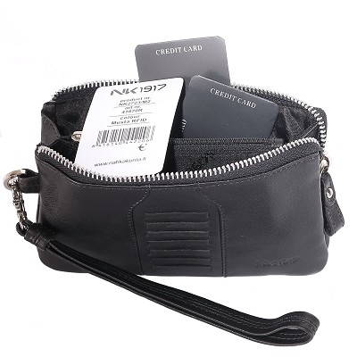 Nahkalompakko RFID suojattu - Lompakot ja rahakukkarot - KN381 - 1