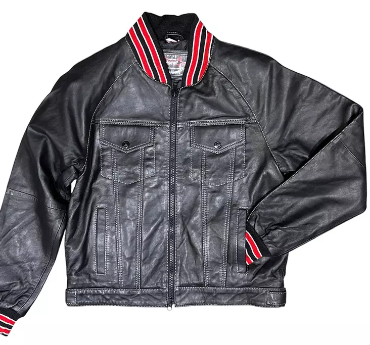 Nahkatakki Mason, musta nahka - Nahkatakit - T591 - 1