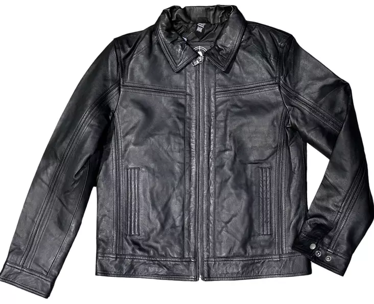 Nahkatakki, Musta - Nahkatakit - T581 - 1