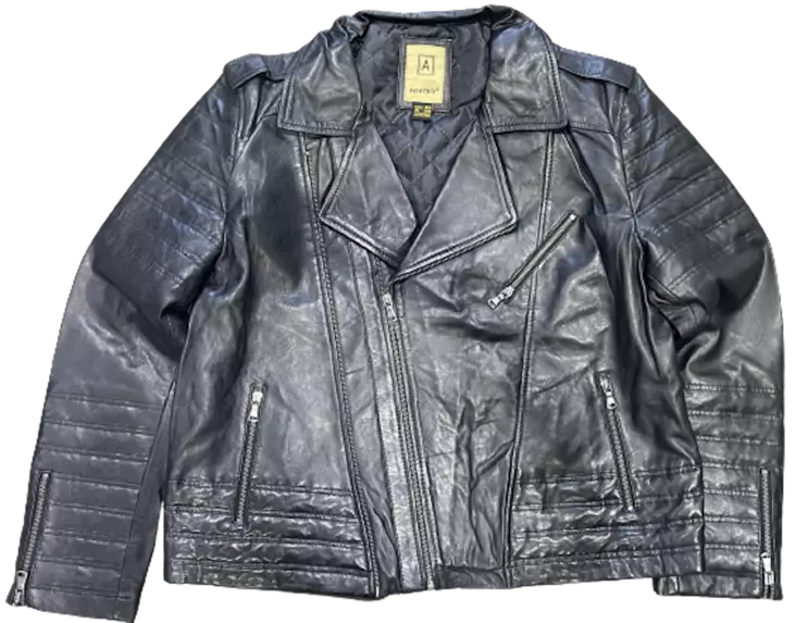 Nahkatakki Star Lord musta lammasnahka - Nahkatakit - T541 - 1