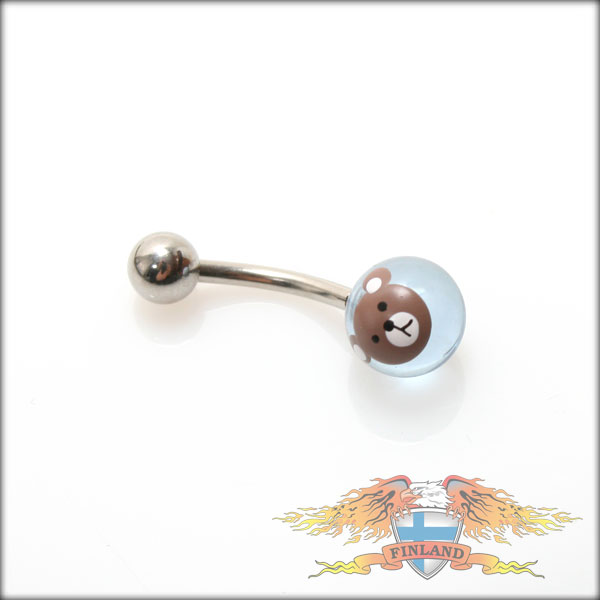 Napakoru, nallen pää, v.sininen - Napakorut - NAP71 - 1