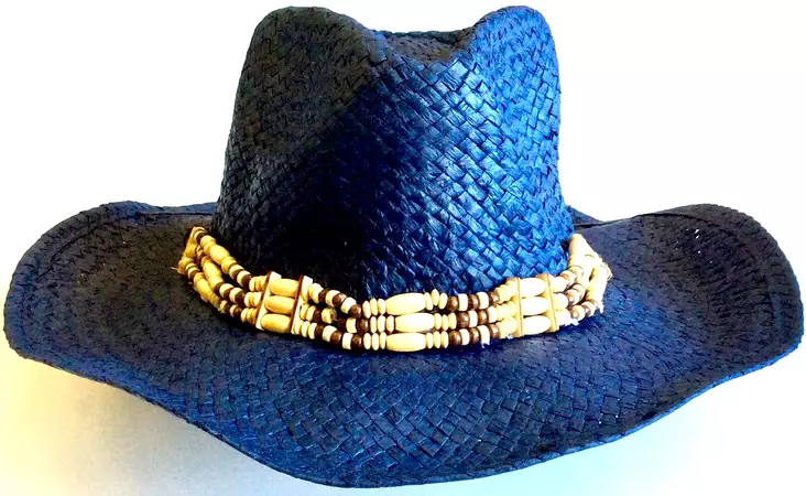 Navy blue, muotoiltava reuna. - Hatut - HAT51 - 1