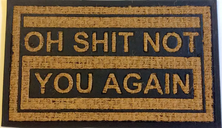 Ovimatto Oh Shit 45 x 75 cm - Matot - MAT31 - 1