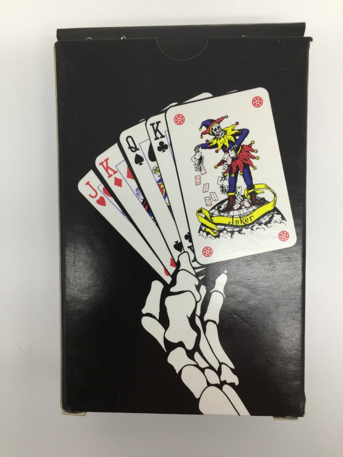 Pelikortit, pääkallo - Lelut - PRT441 - 1