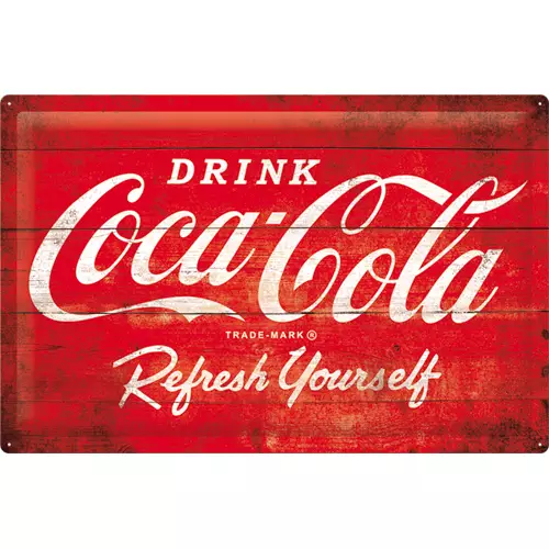 Peltikyltti 60x40cm Coca-Cola - Taulut, kehykset - PELT521 - 1