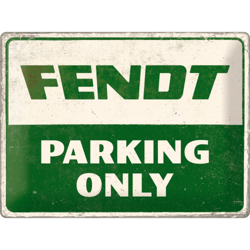 Peltikyltti Fendt Parking 30 x 40cm - Taulut, kehykset - PELT341 - 1
