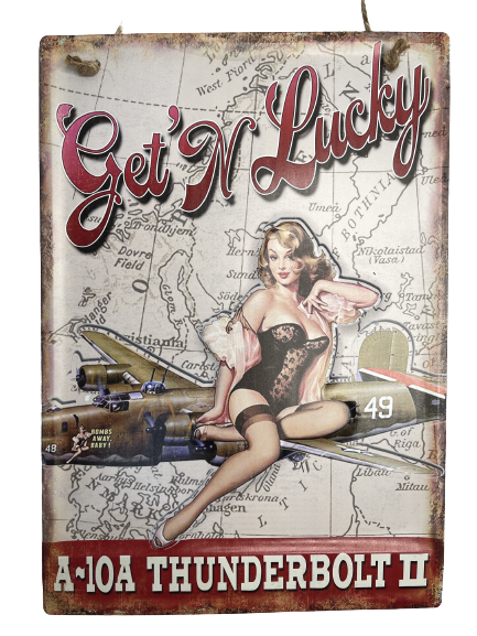 Peltikyltti Get`n Lucky 30x40cm - Taulut, kehykset - PELT231 - 1