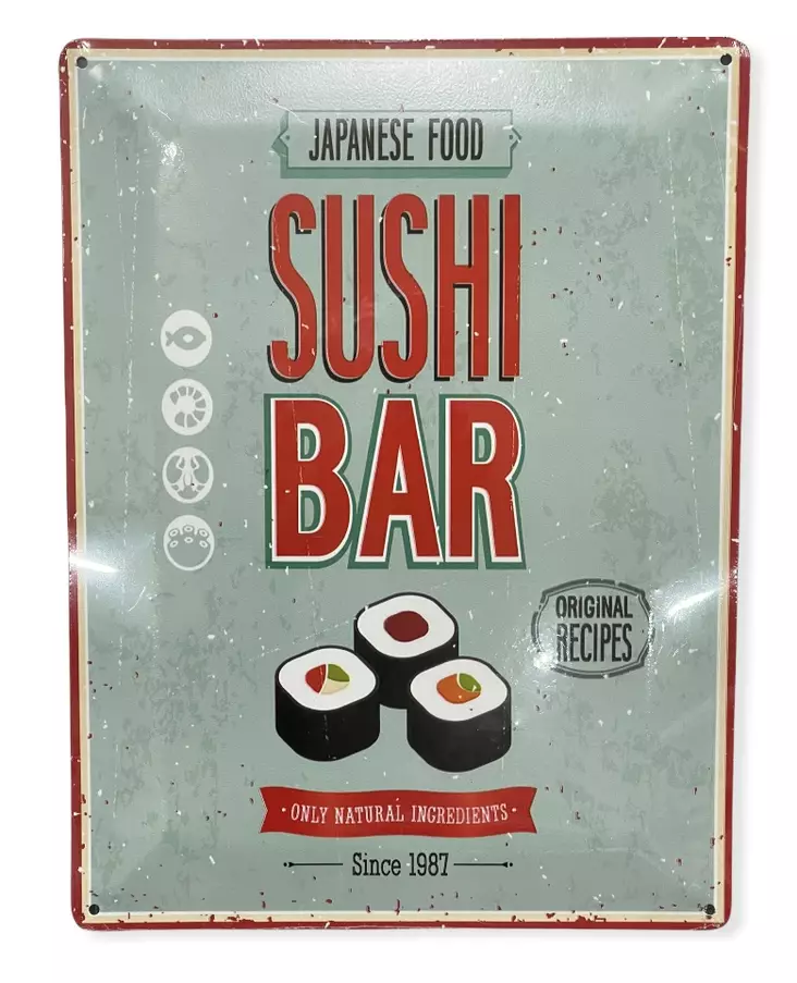 Peltikyltti Sushi Bar - Taulut, kehykset - PELT121 - 1