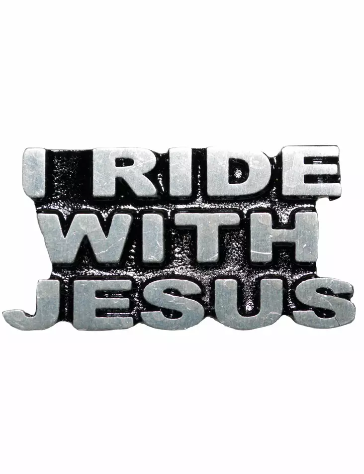 Pinssi, Hot Leathers, I Ride With Jesus - Pinssit - PNS11 - 1