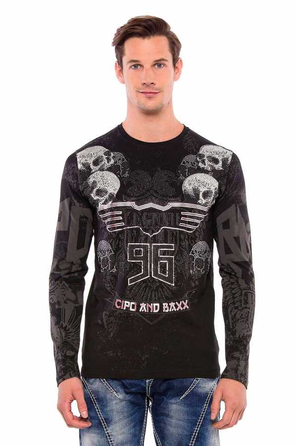 Pitkähiha Legend Eagle, musta - Pitkähihaiset paidat - CIBA21 - 1