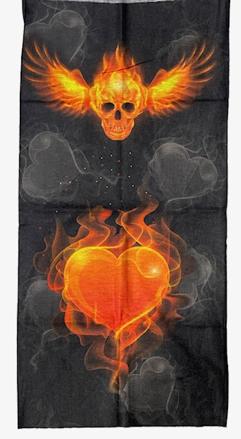 Putkihuivi, Fire Skull - Putkihuivit - B391 - 1