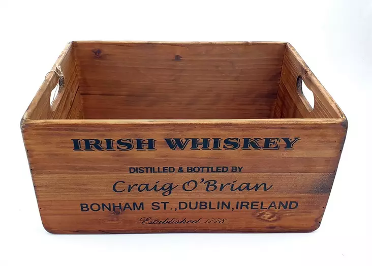 Puulaatikko Irish Whiskey - Korit ja tarjottimet, sisustuslaatikot - PRT1241 - 1
